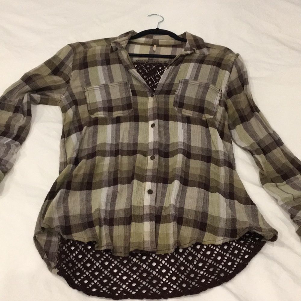 Free People Button Down